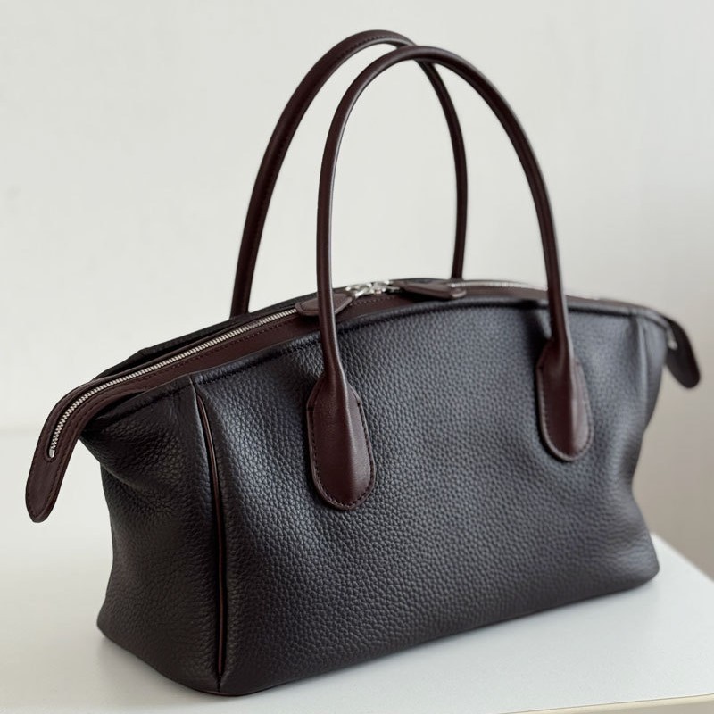 Luxury Bags For Sale - Niche Design Large‑Capacity Cowhide Commuter Dumpling