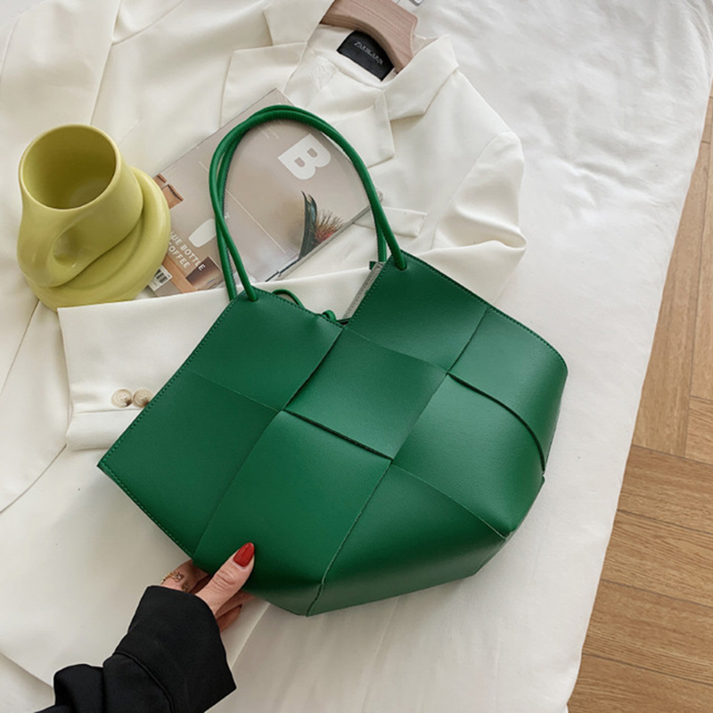 Luxury Bags Made - Luxury Large Tote Bag Women Rhomboid