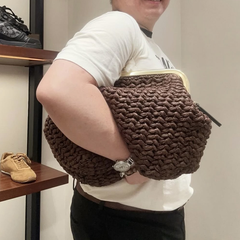 Hand-Woven Kisslock Frame Shou - Luxury Bags Made recension och pris