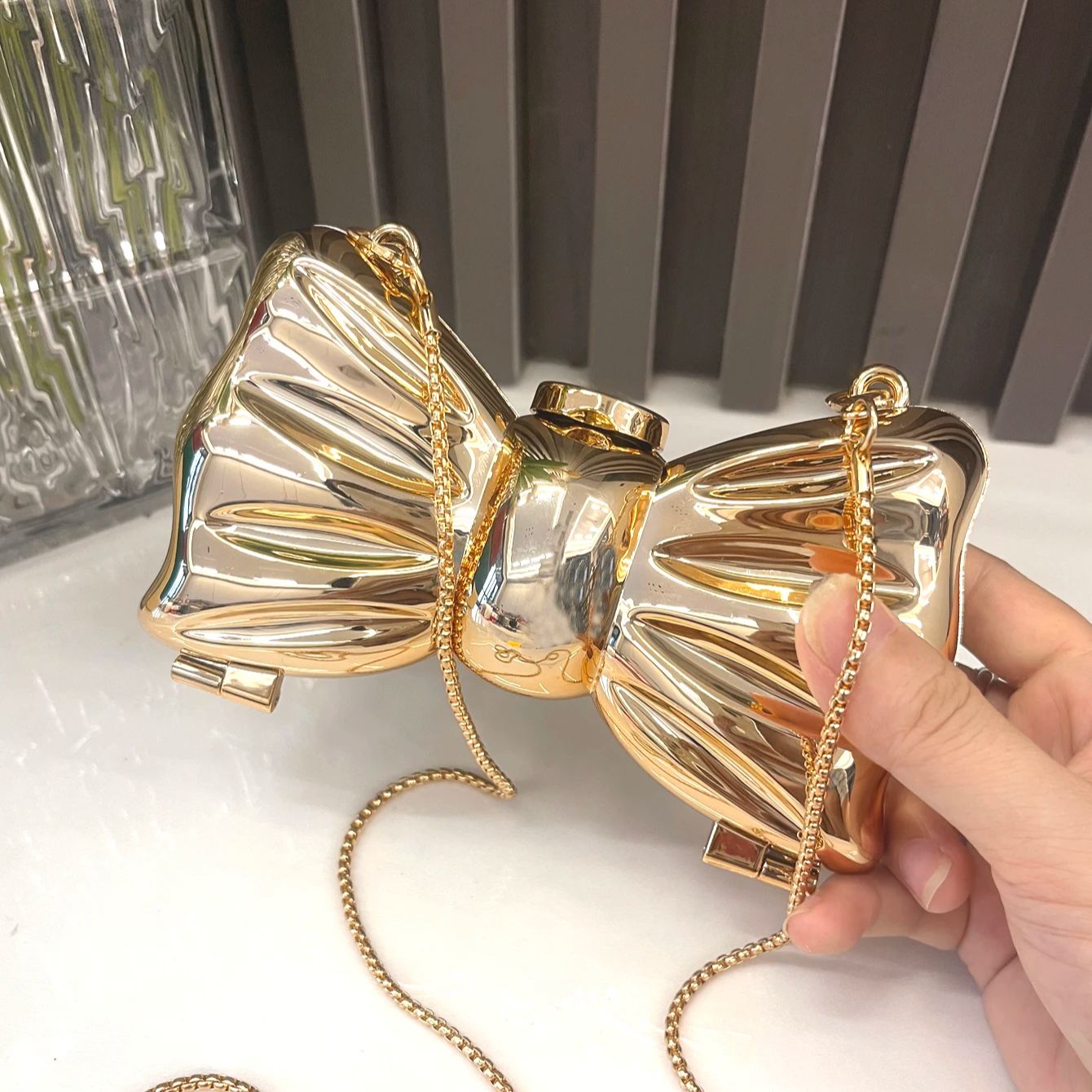 Golden Evening bag  Purses and - Luxury Bags Made recension och pris
