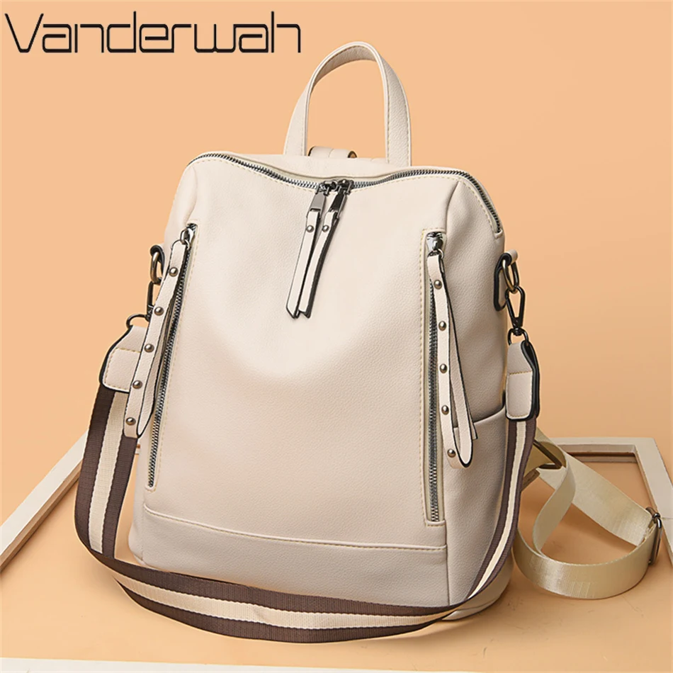 Brand Luxury Backpacks Soft Le - Luxury Bags Made recension och pris