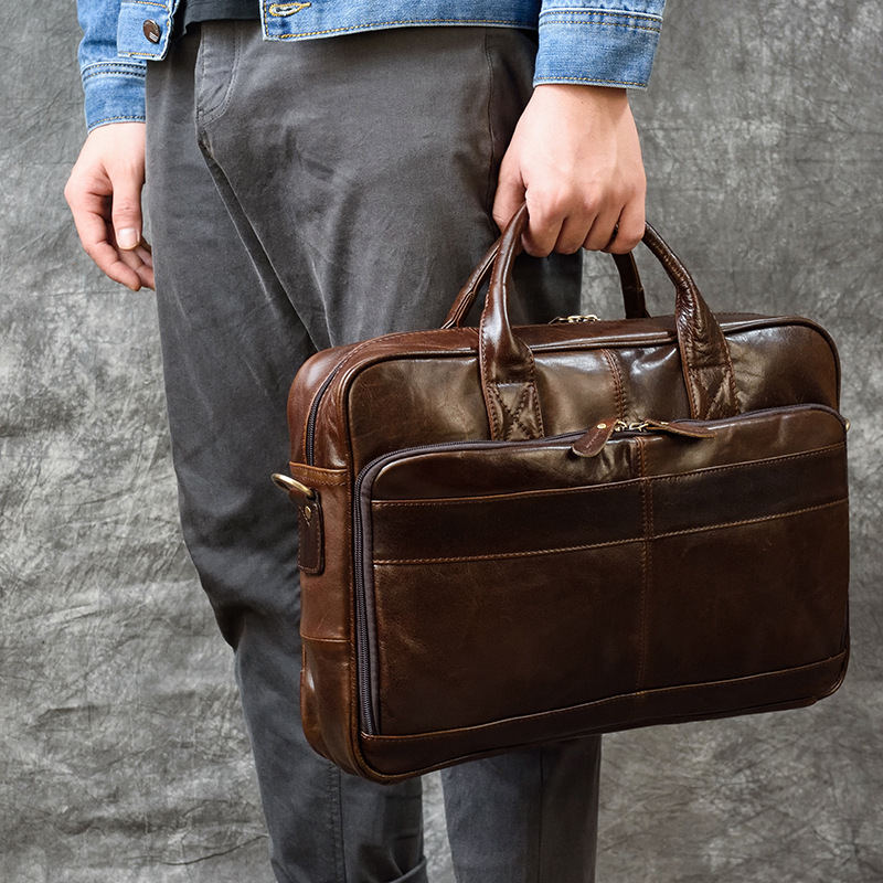 Luxury Genuine Leather Handbag - Luxury Bags For Laptop recension och pris