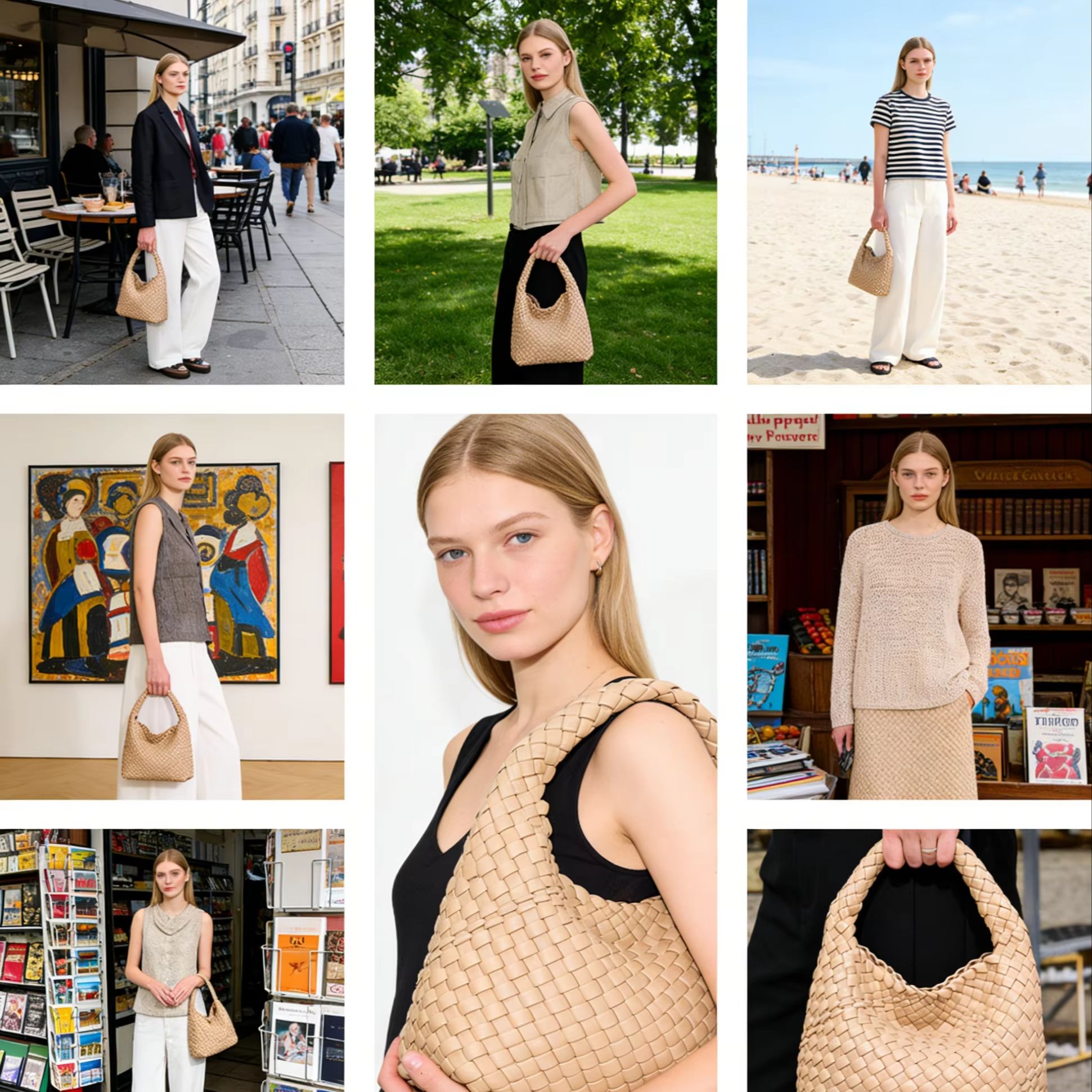 Women Woven Tote Bag Luxury De - Luxury Bags Reseller recension och pris
