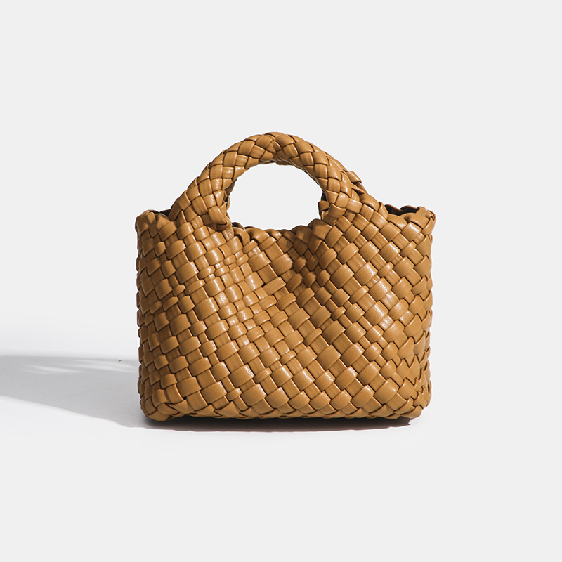Korean Luxury Woven PU Handbag - Luxury Bags Reseller recension och pris