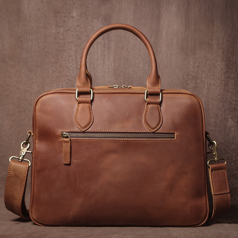 GURO Men Crazy Horse Cowhide B - Luxury Bags For Laptop recension och pris