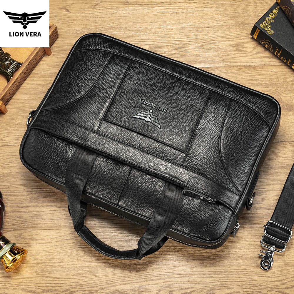 LION VERA Genuine Leather Buss - Luxury Bags For Laptop recension och pris