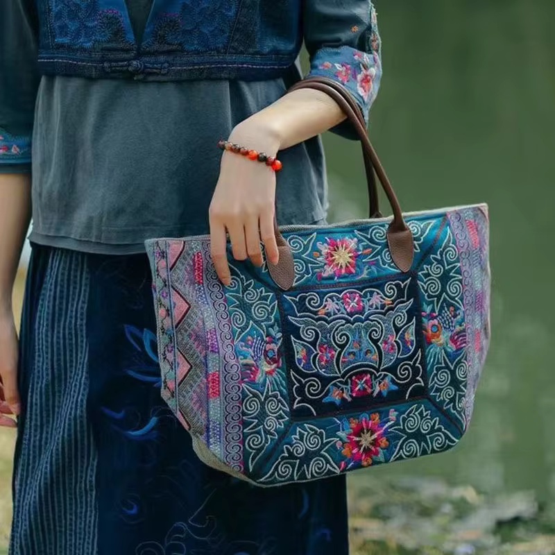 Original embroidered Tote bags - Luxury Bags On Sales recension och pris