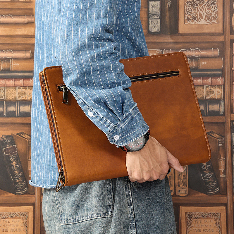 Crazy Horse leather Ipad case  - Luxury Bags For Laptop recension och pris